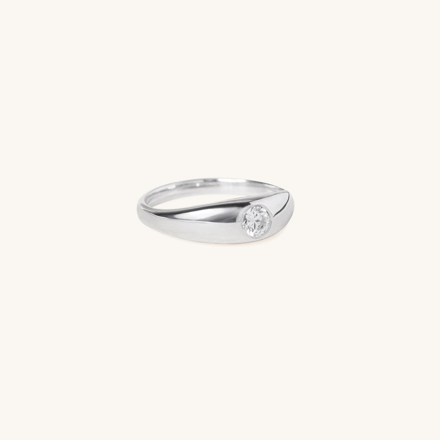 Bold Gem Stacker Ring