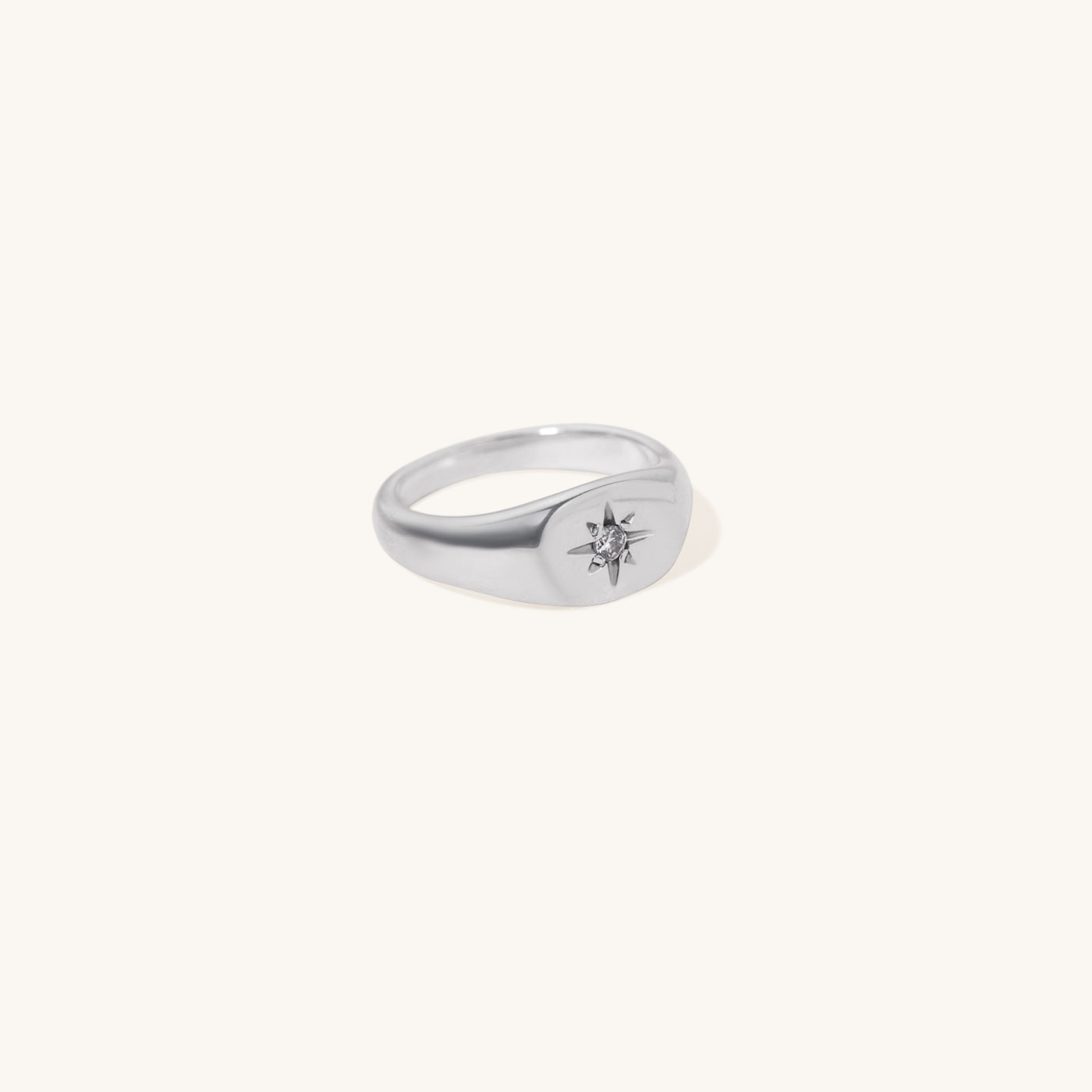 Signet Star Ring