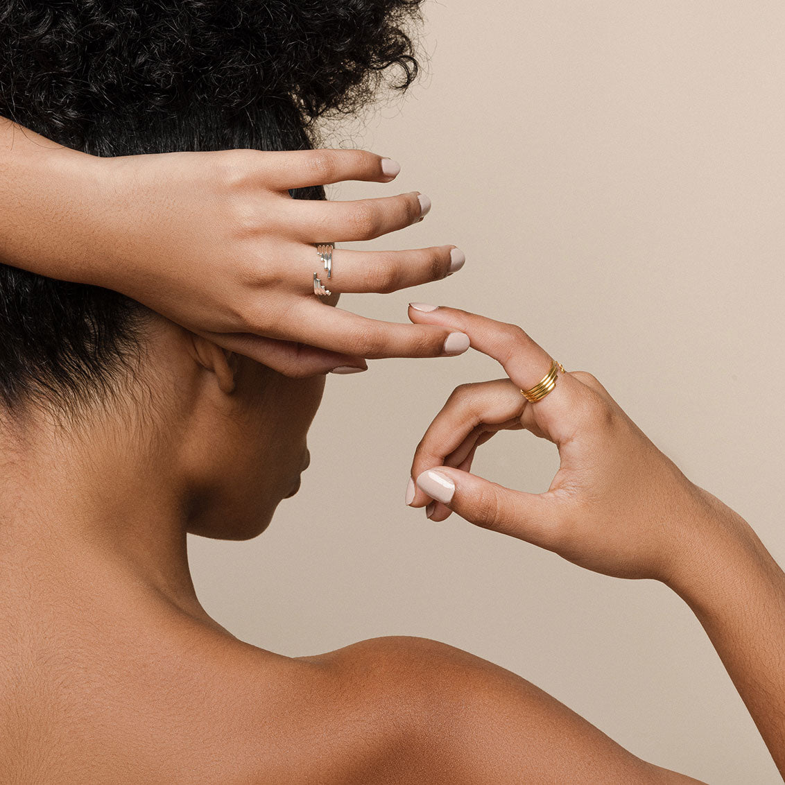 Textured Figure Ring
