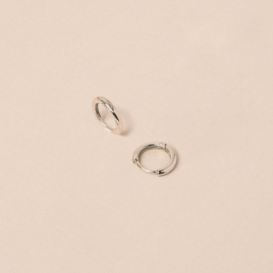 Thin Huggie Hoops