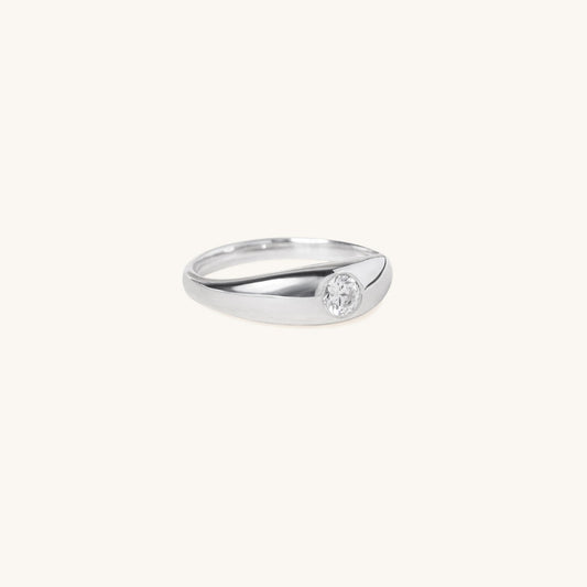 Bold Gem Stacker Ring