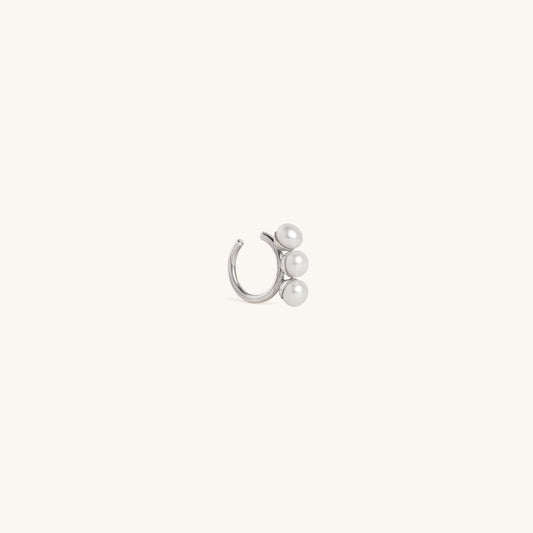 Triple Pearl Ear Cuff